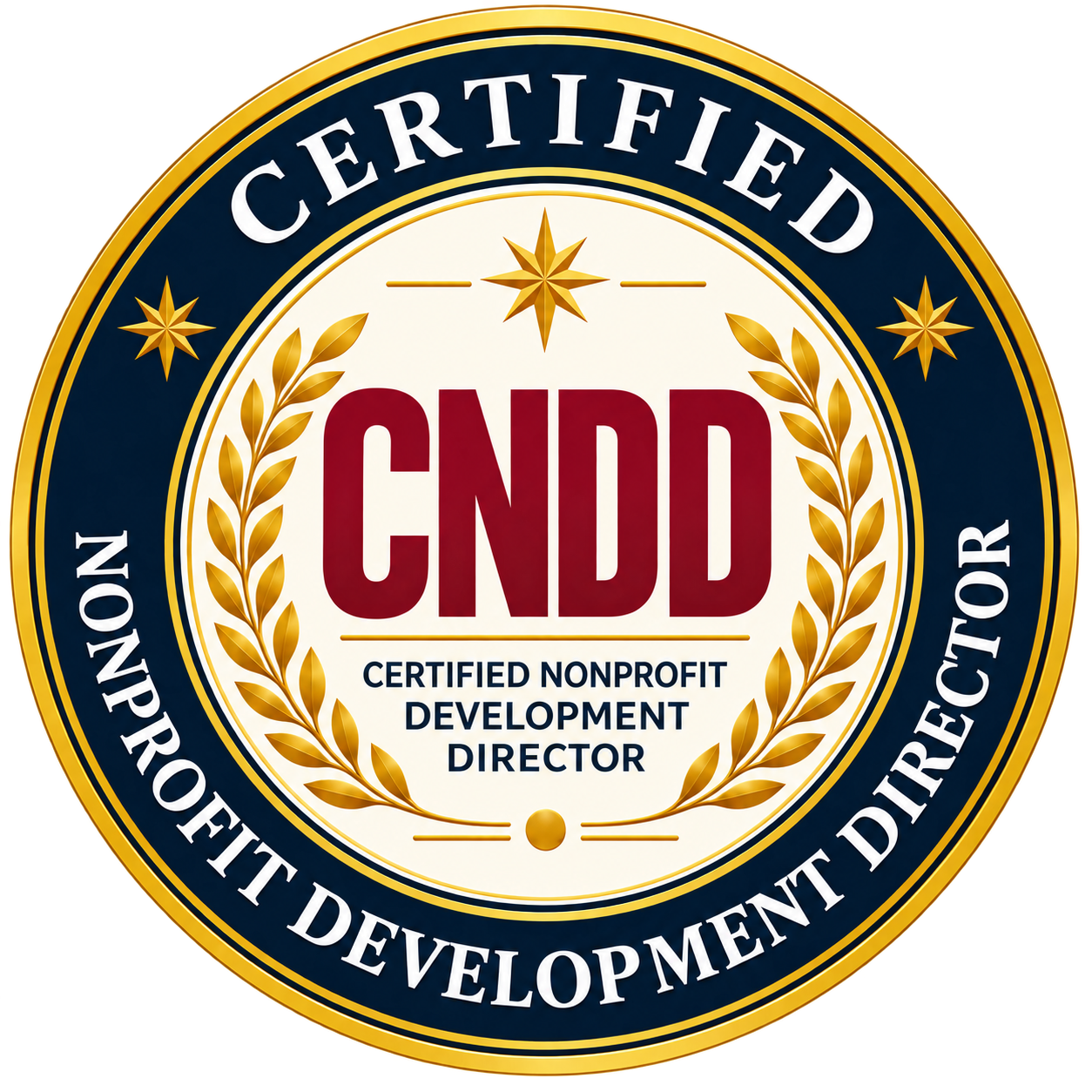Certified Nonprofit Development Director (CNDD) emblem